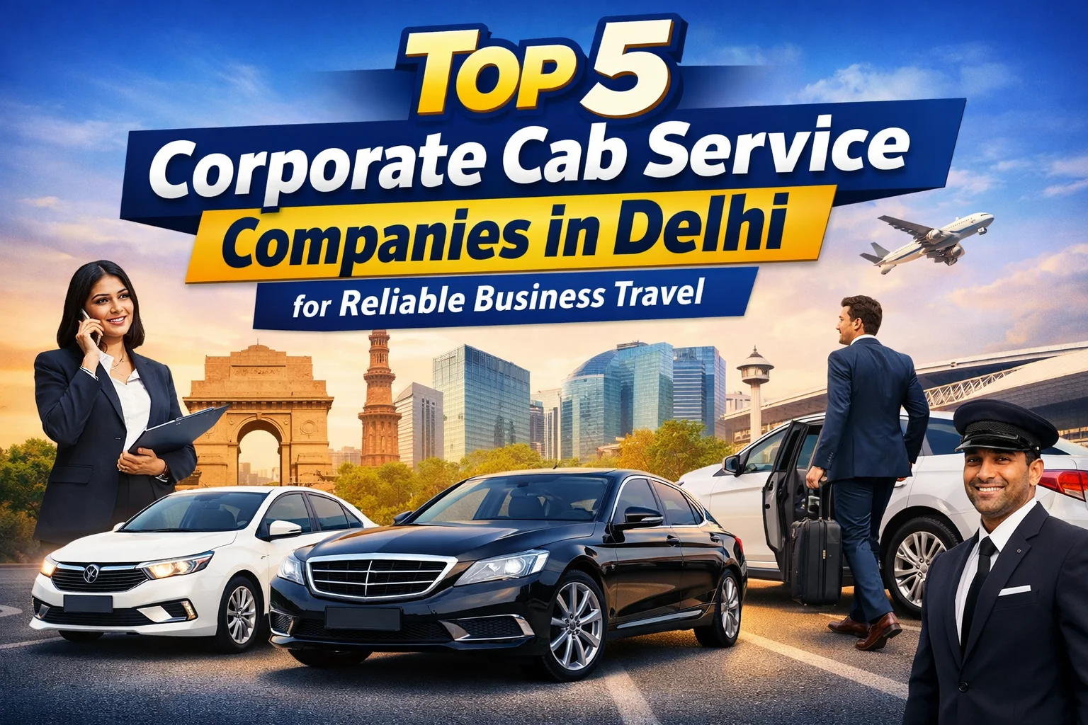 Top 5 Corporate Cab Service Companies in Delhi for Reliable Business Travel